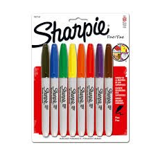 Marcador Sharpie Punta Fina