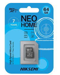 MEMORIA MICRO SD HIKSEMI 64GB VIDEO VIGILANCIA 92MB/S
