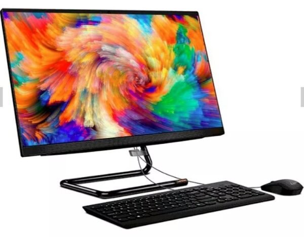 TODO EN UNO LENOVO 3 24ALC6 - AMD RYZEN 7 7730U - 8GB DDR4 - 512GB SSD - PANTALLA 23,8" FHD - NO DVD - HDMI - RJ45 - FREEDOS - NEGRO - F0G1010KLD