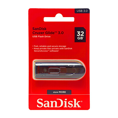 MEMORIA USB SANDISK CRUZER GLIDE 3.0 32GB