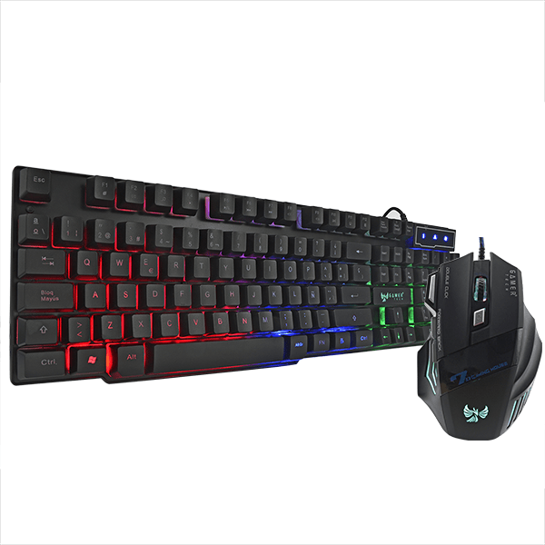 COMBO USB TECLADO Y MOUSE GAMER T.GT300C