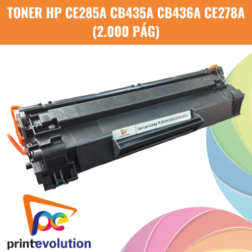 TONER CE285A(85A) / CB435A(35A) / CB436A(36A) / CE278A(78A) COMPATIBLE CON HP 2000 PAG. APROX