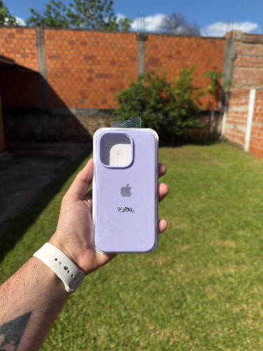 Case Iphone 14 Pro Silicona Color Lila