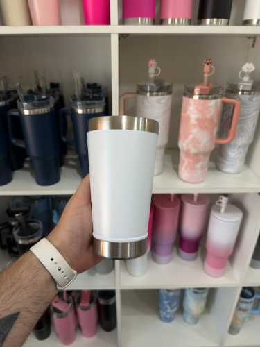 Vaso cervecero 473 ML Blanco
