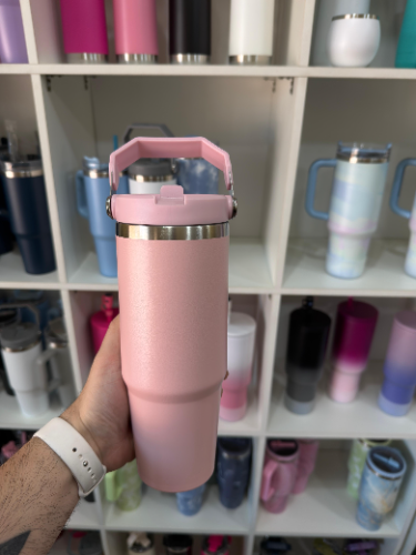 Hoppie rosa c/ pajita 900 ml
