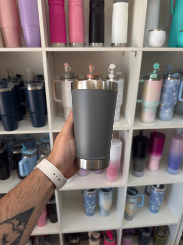 Vaso cervecero 473 ML Gris