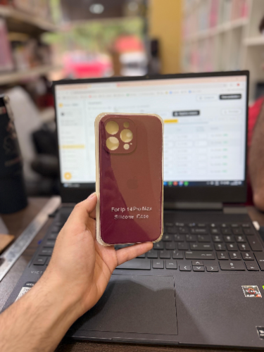 Case Iphone 14 Pro Max Silicona Color Vino