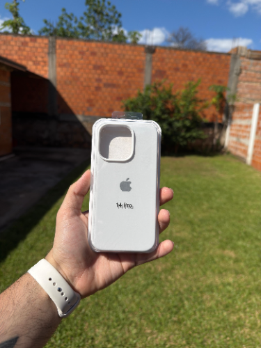 Case Iphone 14 Pro Silicona Color Blanco