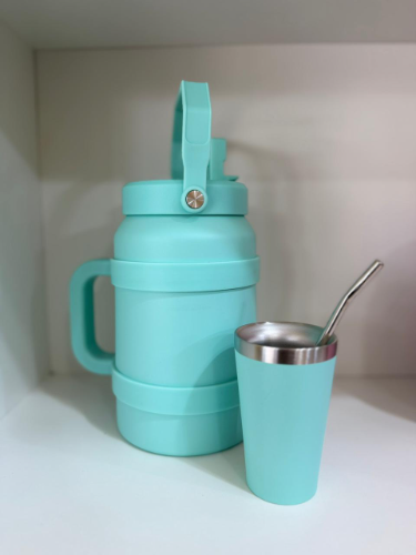 Kit Garrafita de 1.9L Verde Agua