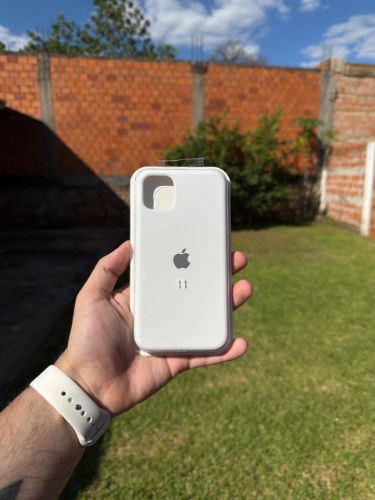 Case Iphone 11 Silicona Color Blanco