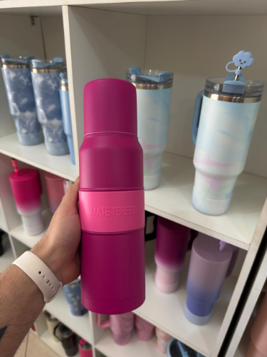 Termo Autocebante 1L FUCSIA