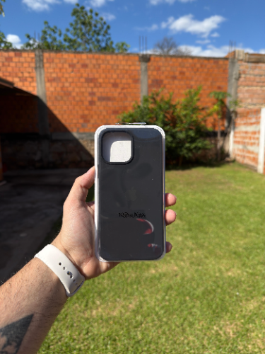 Case Iphone 13 Pro Max Silicona Color Negro