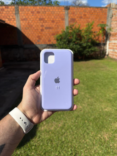 Case Iphone 11 Silicona Color Lavanda