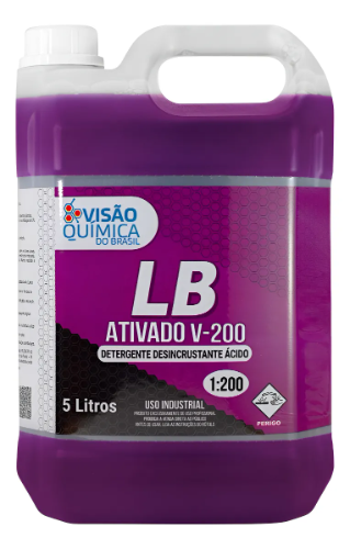 DESINCRUSTANTE ACIDO 1-200 5L LB VISÃO QUIMICA
