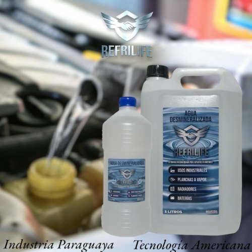 Agua desmineralizada 5L