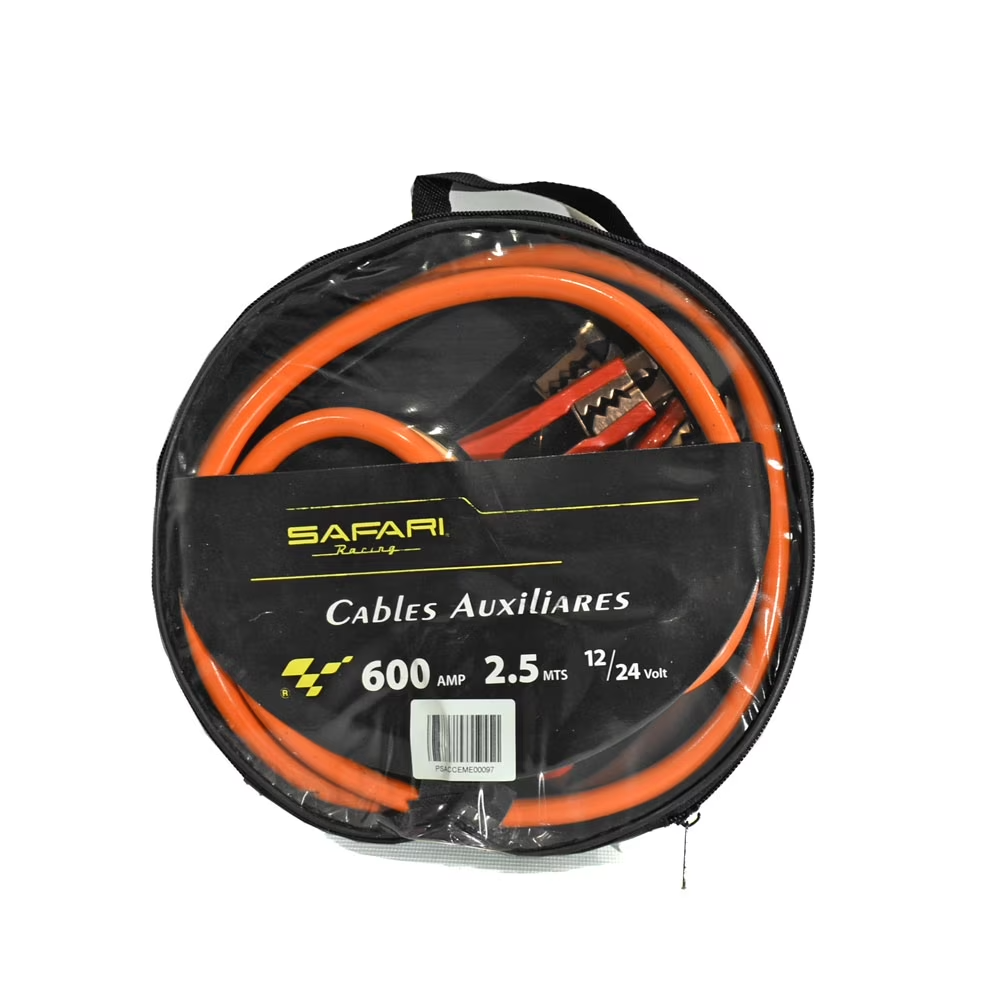 CABLE AUXILIAR DE BATERIA 600 AMP 2.5MT (ACOPLE)