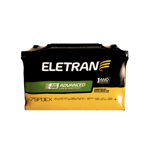 Bateria Eletran 75AH Positivo derecho