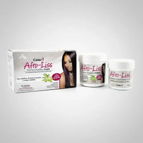 BAMBU COLOR 1 AFROLIS CREMA ALISADORA KIT