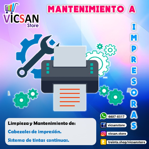 MANTENIMIENTO - Impresoras