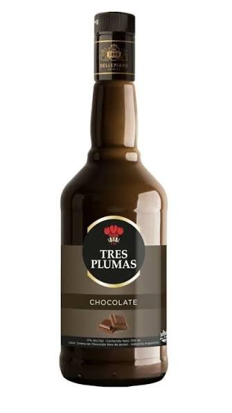 LICOR TRES PLUMAS CHOCOLATE (700ml)
