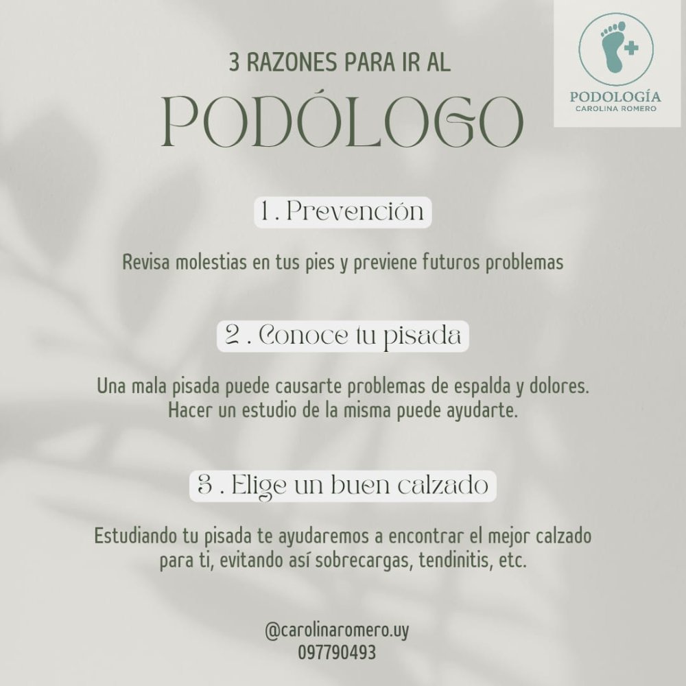POR QUE IR A UN PODOLOGO
