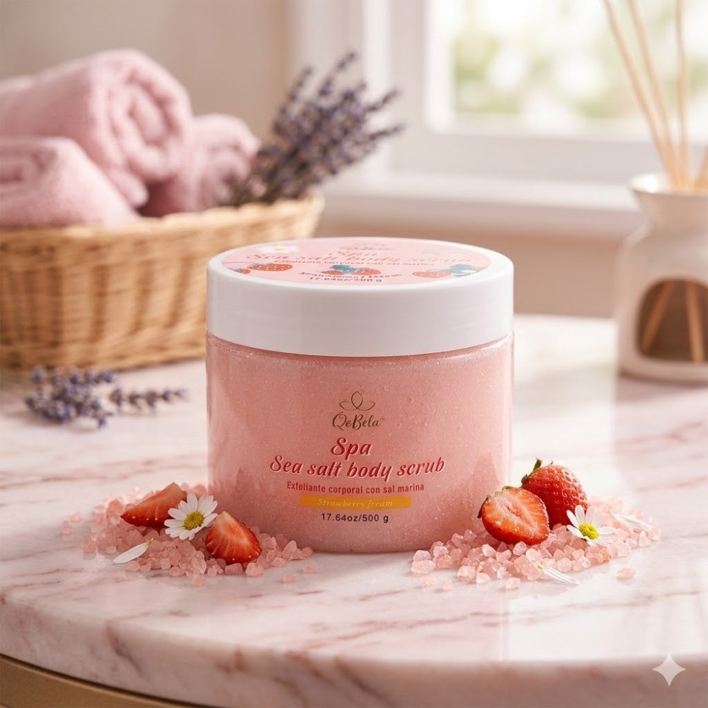 Exfoliante Corporal de sal marina - QEBELA 500g