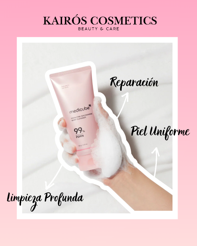 Medicube Espuma Limpiadora PDRN Pink Niacinamide 120g