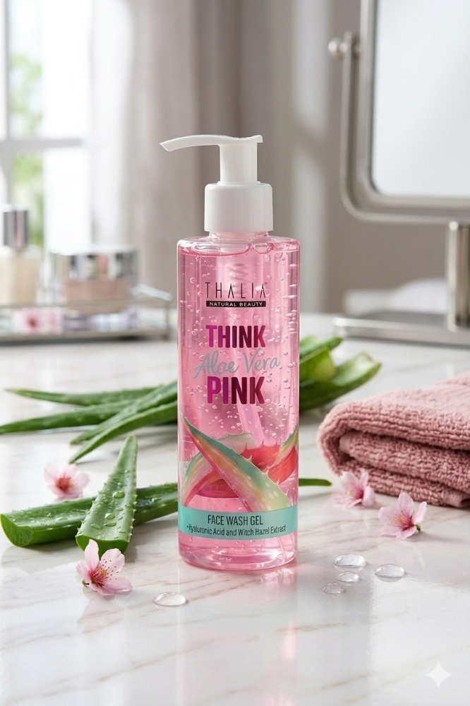 Jabón Facial Aloe Vera Pink - Thalia