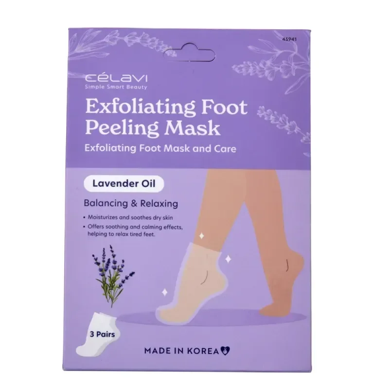 Mascarillas para pies (Exfoliante y mascarilla) - Célavi
