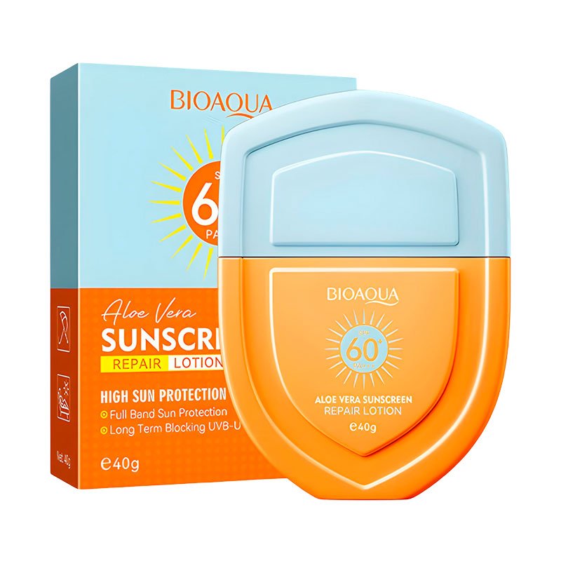 Bloqueador Solar en Crema Waterproof con aloe vera - Bioaqua 40g