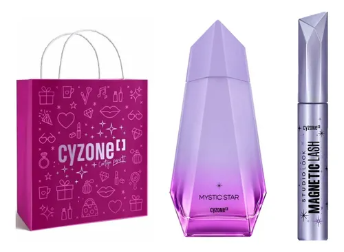 perfume mistyc star con pestaniña magnetic edicion limitada  morada