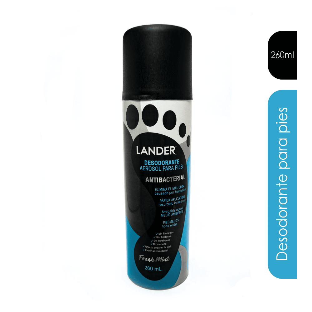 lander  desodorante de pies en aerosol de hombre y mujer