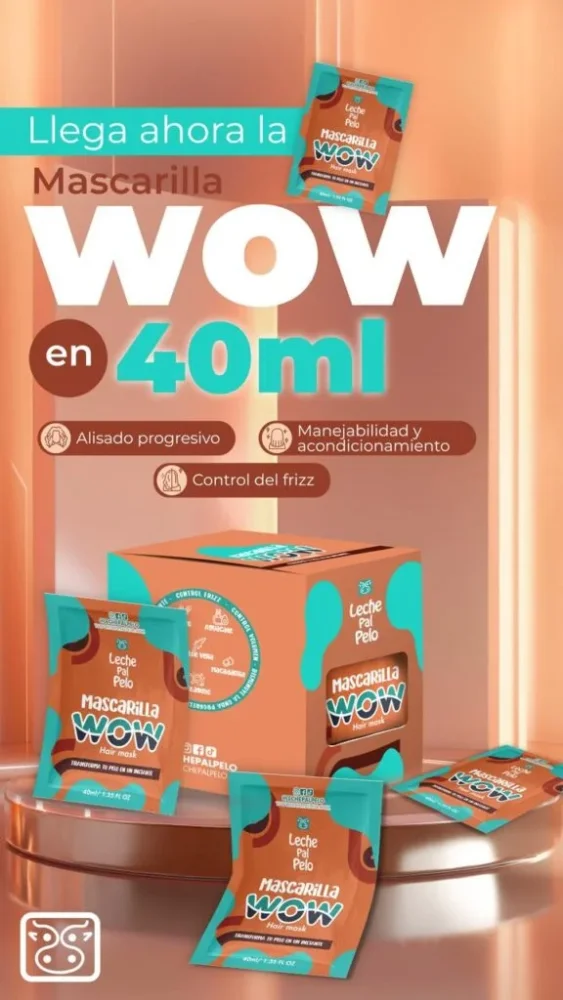 leche pal pelo mascarilla  wow 40 gr