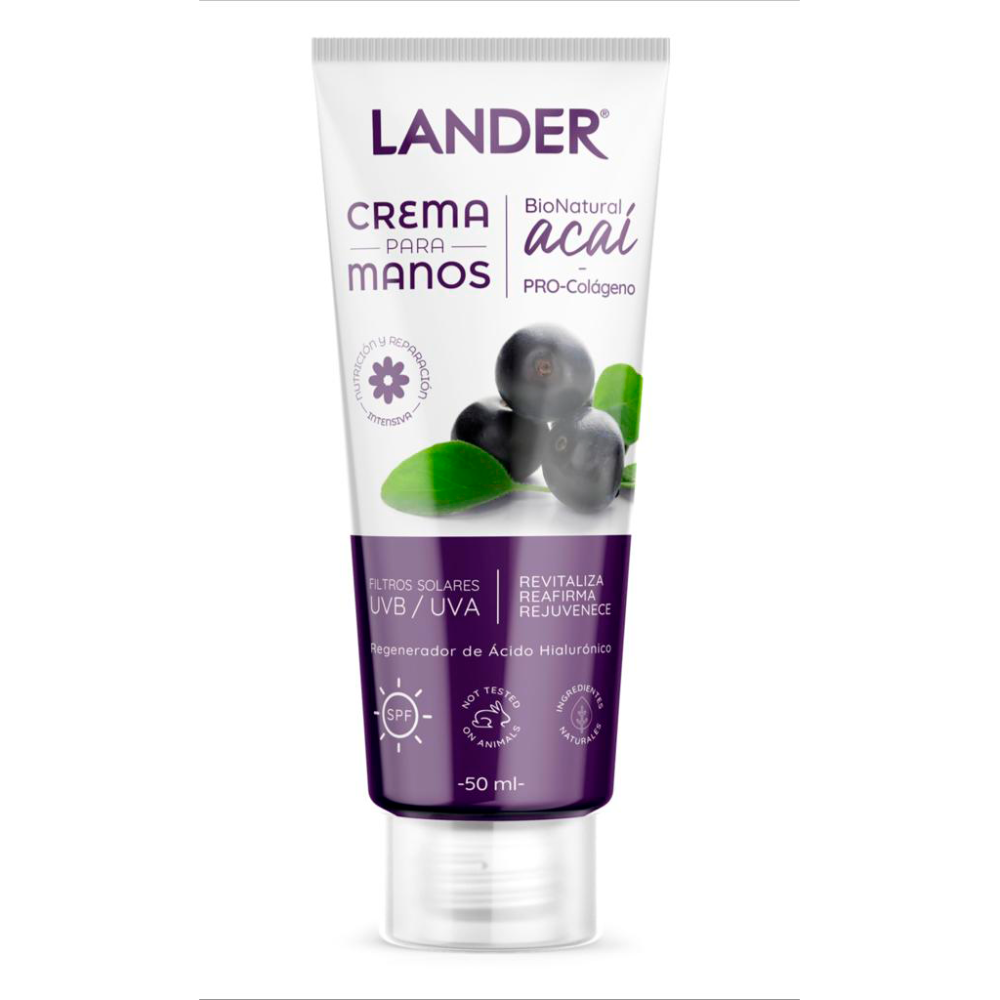 lander crema bionatural  acai 50ml