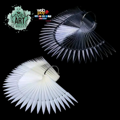 uñetas estili stileto  50 unidades