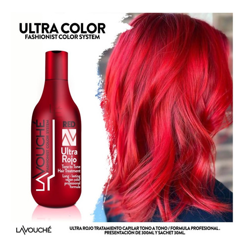 matizante rojo  de lavouche de 300ml