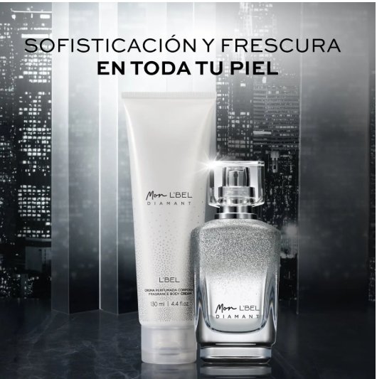 lbel perfume femenino  MON  diamant platinado