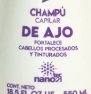 meicy shampo capilar de ajo con nanotex 21 x  30ml
