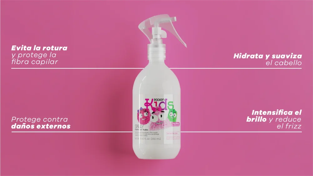 la pocion spray capilar antinudos  kids 250ml