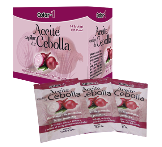 color 1  aceite capilar de cebolla y romero de 15ml