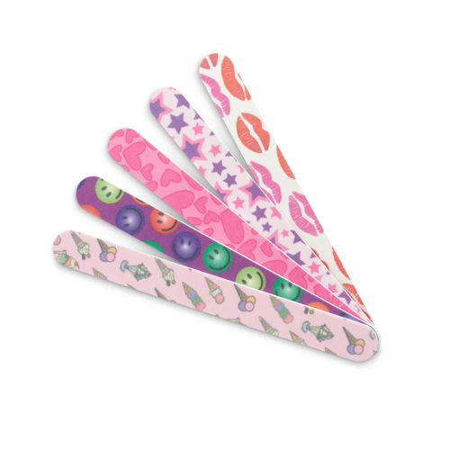 lima de uñas  estampada