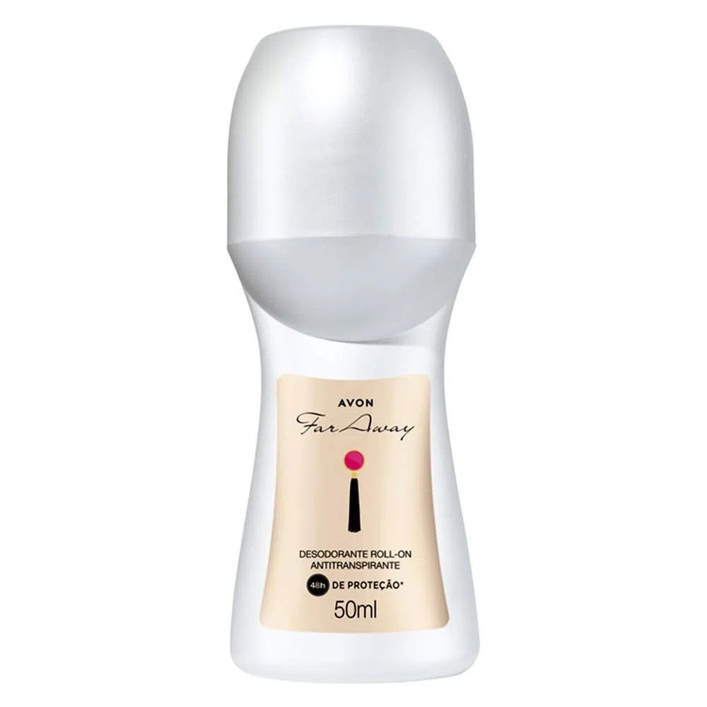 avon desodorante  roll on far away 50ml