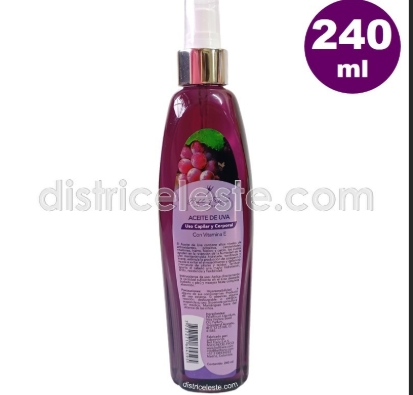 Bell franz aceite corporal de uva de 250ml