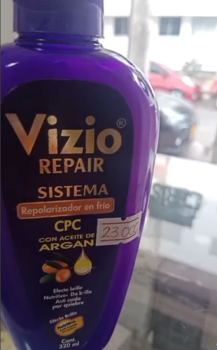 repolarizador de vizio repair con aceite de argan