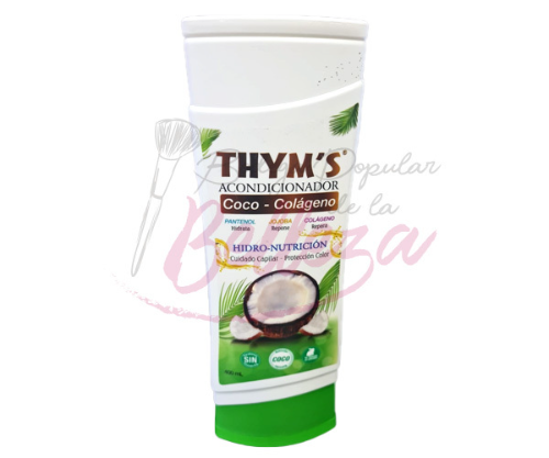 thyms    acondicionador con coco colageno de 400gr