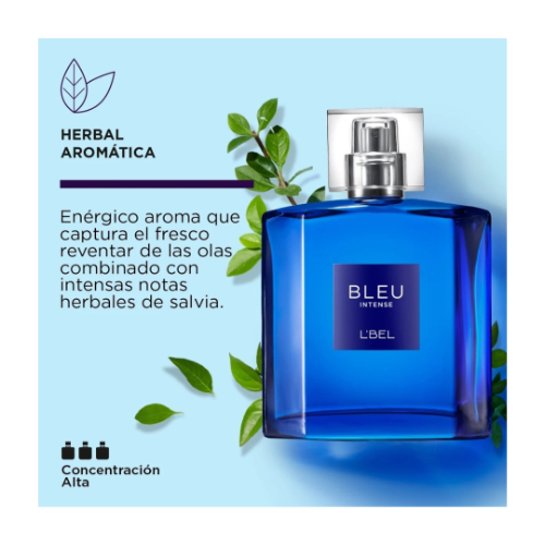 lbel perfume masculino  blue intense 100ml