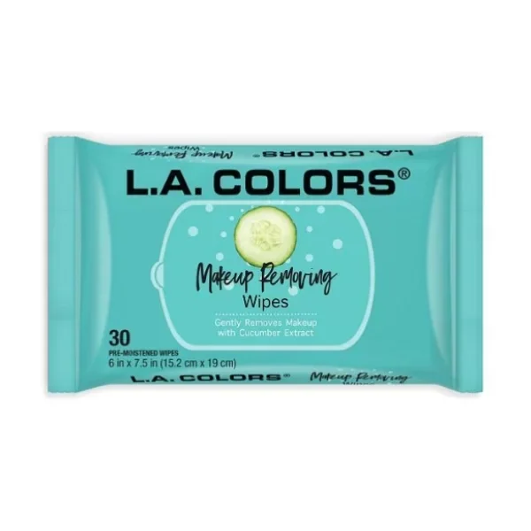L .A. colors  toallitas desmaquillantes makeup removing 30uni