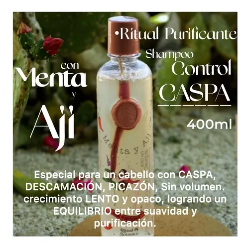 ritual botanico  shampo de aji de caspa  por 400ml