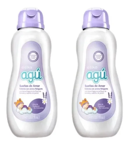 colonia de niñas AGU aroma relajante morada vibrante 1l  esika