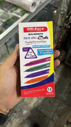 BOLIGRAFO OFFI-ESCO DE COLORES OE-077F